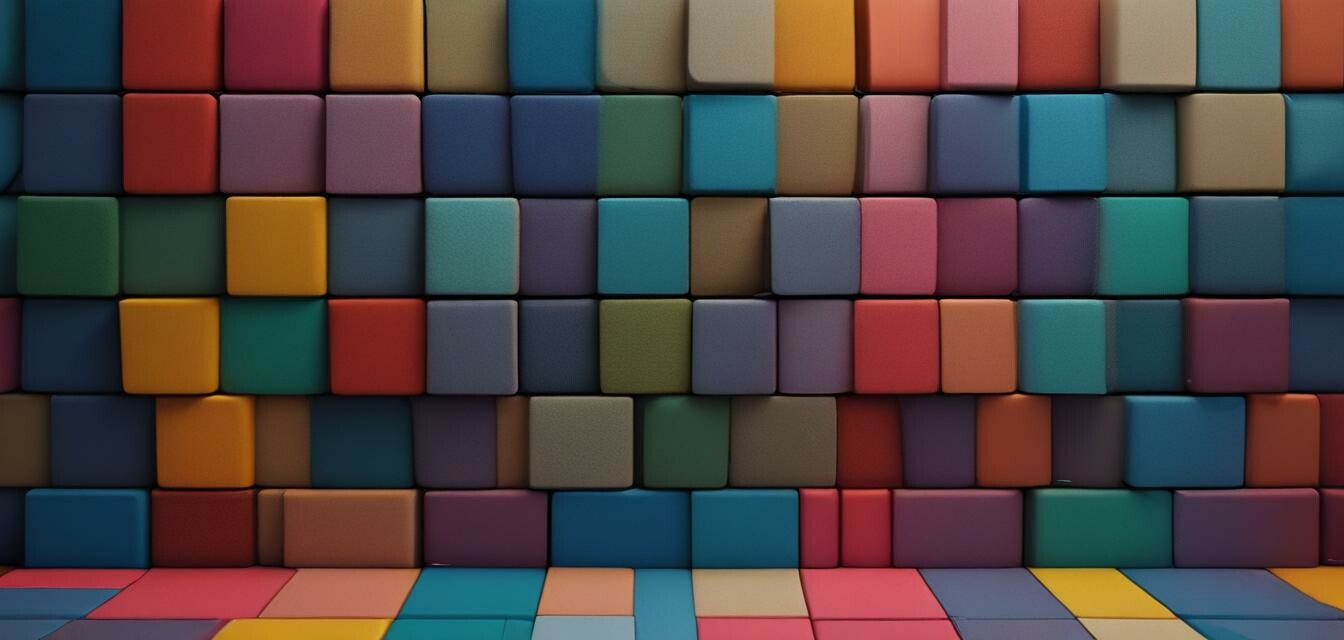 Foam tiles for exercise flooring
