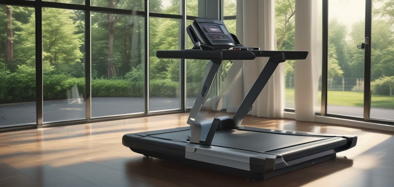 image of a treadmill in a home gym