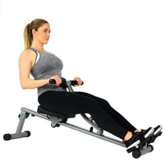 Sunny Health & Fitness Compact Adjustable Rowing Machine